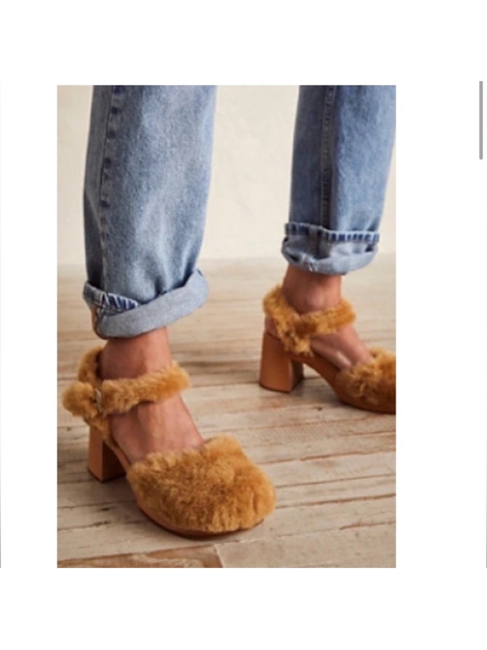 NWOB Swedish Hasbeens Fluff Sandal